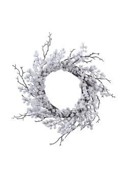 Berry Wreath White Christmas Door Decoration