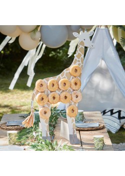 Giraffe Wild Jungle Donut Treat Stand 85cm H x 56cm