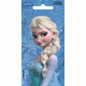 Disney Frozen Jumbo Elsa Sticker Favour 14cm x 7cm