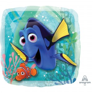 Square Finding Dory Standard HX Shaped Balloon 45cm