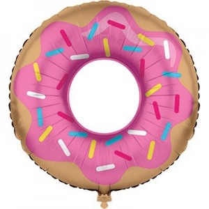 Donut Time Shaped Balloon 76cm