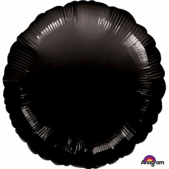 Black Foil Balloons 45cm Black Fashion