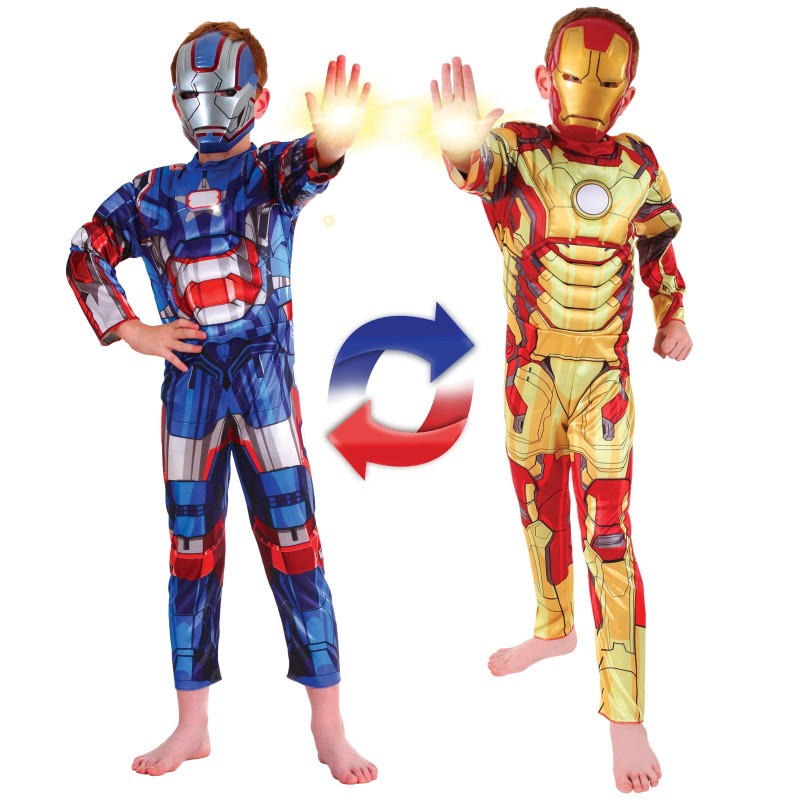 Ironman To Iron Patriot Reversible Child Costume Iron Man