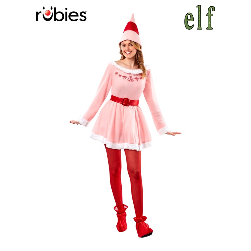 Jovi Adult Costume - Buddy The Elf Movie Christmas