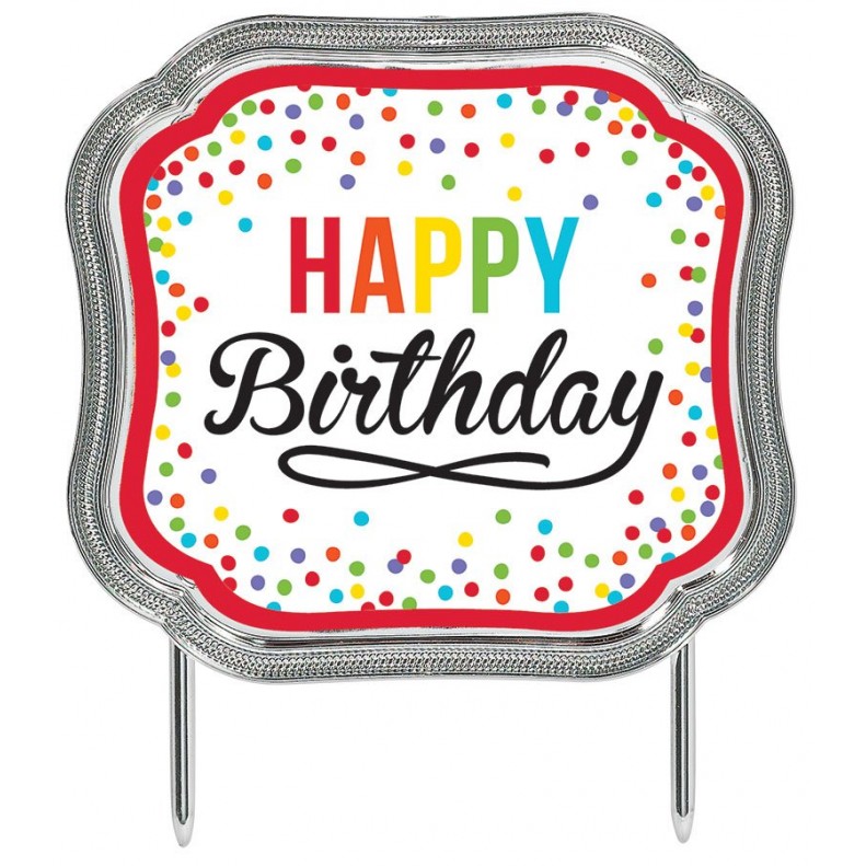 Happy Birthday to You! Primary Cake Topper 11.4cm x 12.7cm Happy Birthday to You! Primary Cake Topper 11.4cm x 12.7cm