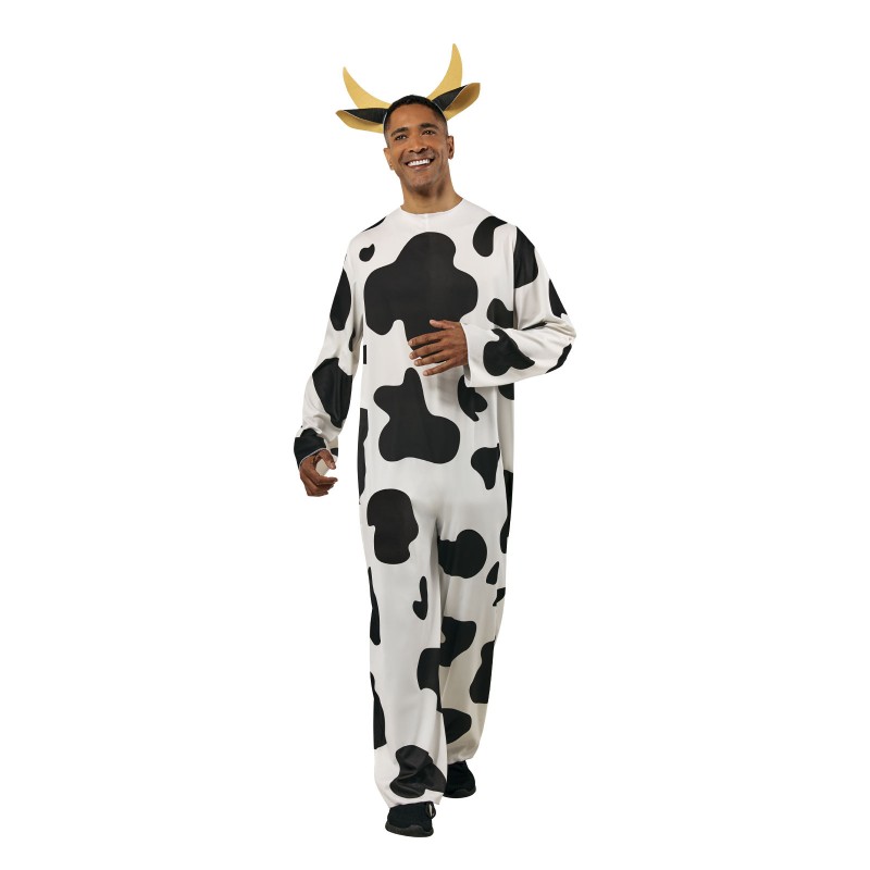 Cow Furry Onesie Adult Costume Animals