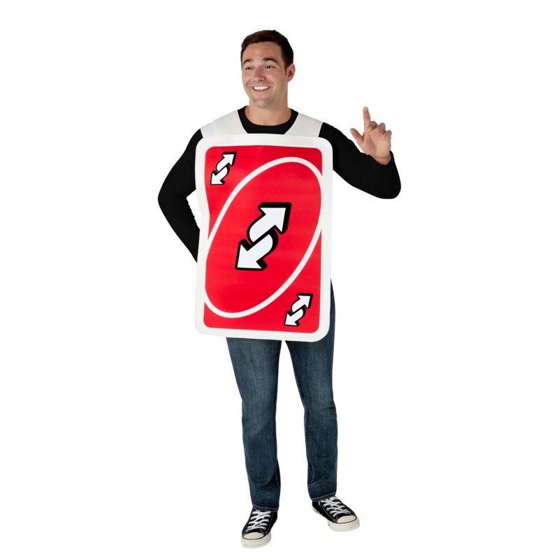 Uno Reverse Card Tabard Adult Costume