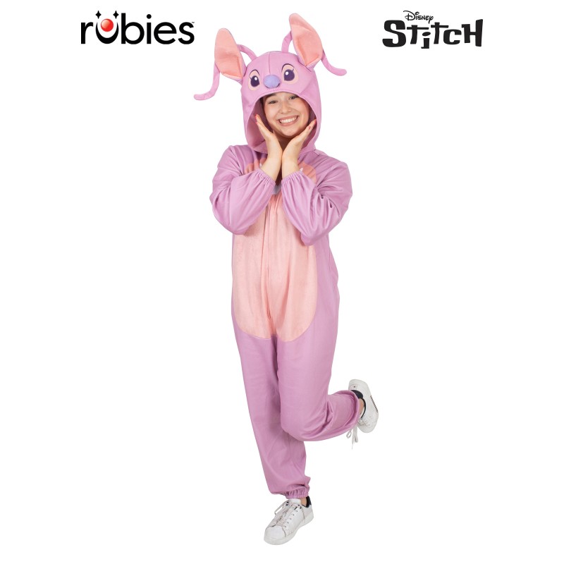 Angel Hooded Onesie Adult Costume - Lilo & Stitch