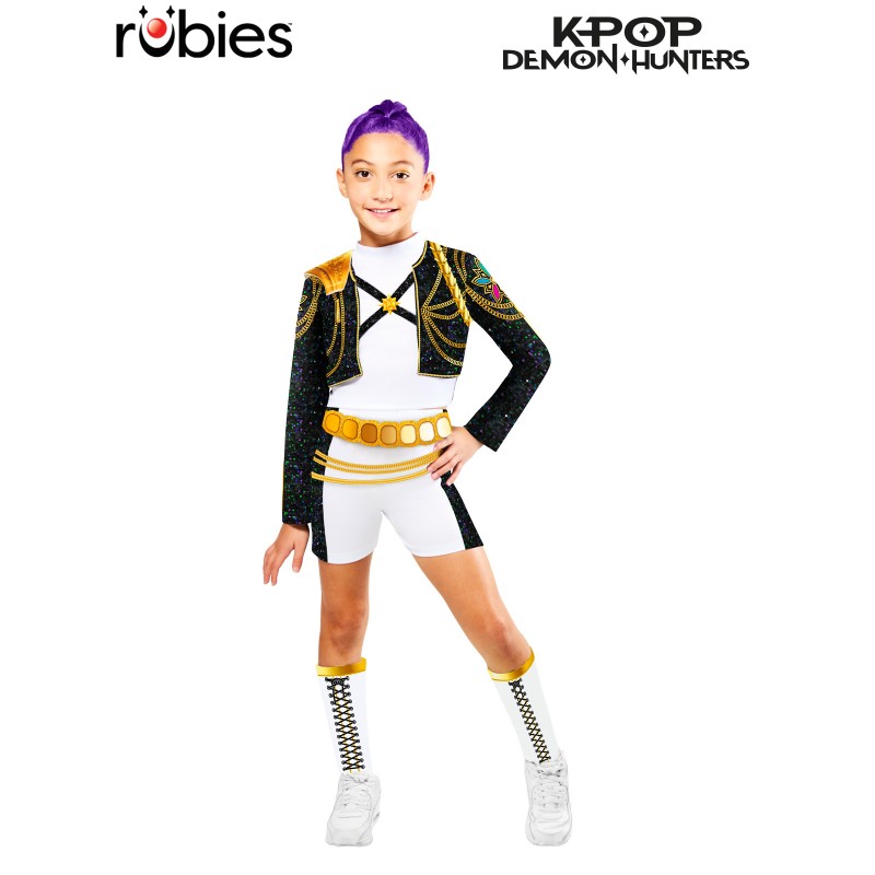 K-Pop Demon Hunters Rumi Gold Hybrid Child Costume