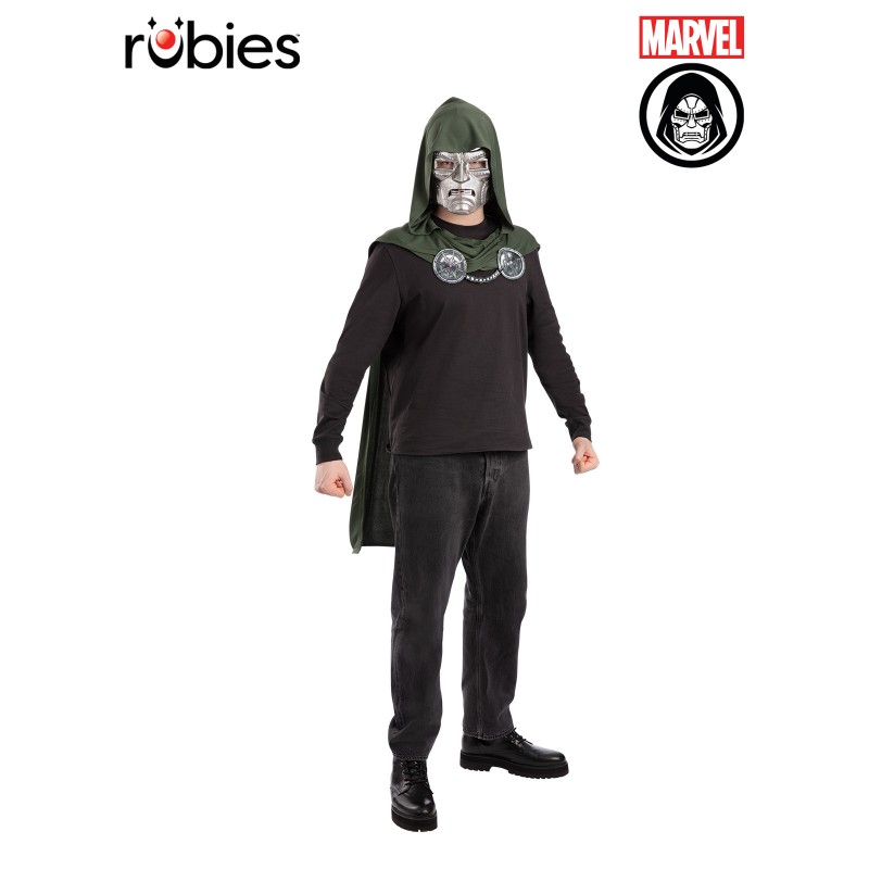 Dr Doom Cape & Mask Set for Adult
