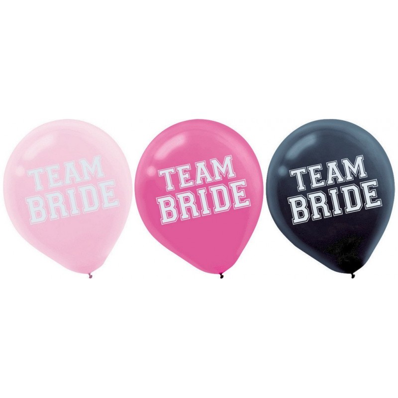 Teardrop Assorted Colours Hens Night Team Bride Latex Balloons 30cm Pack of 15
