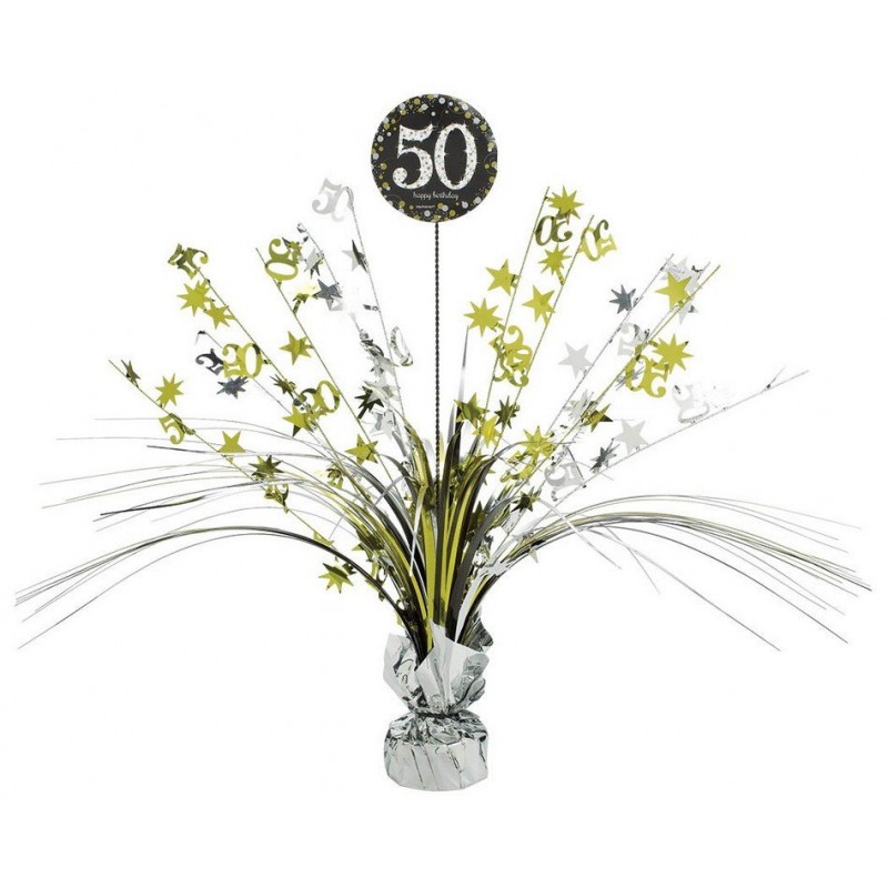 50th Birthday Sparkling Celebration Centrepiece 45cm