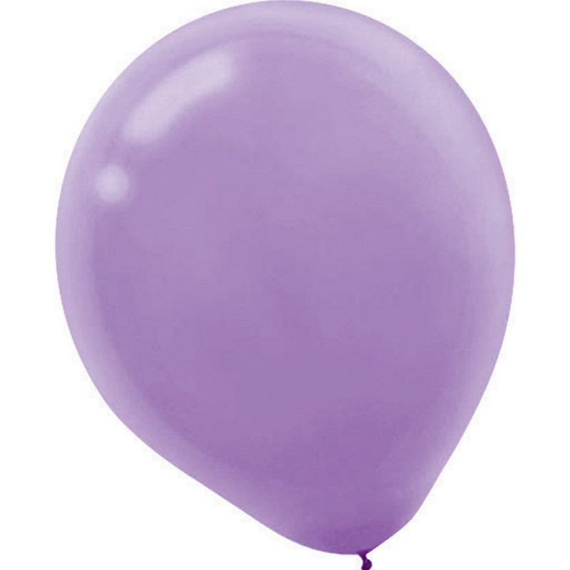 Lavender Party Decorations - Latex Balloons Lavender 12cm