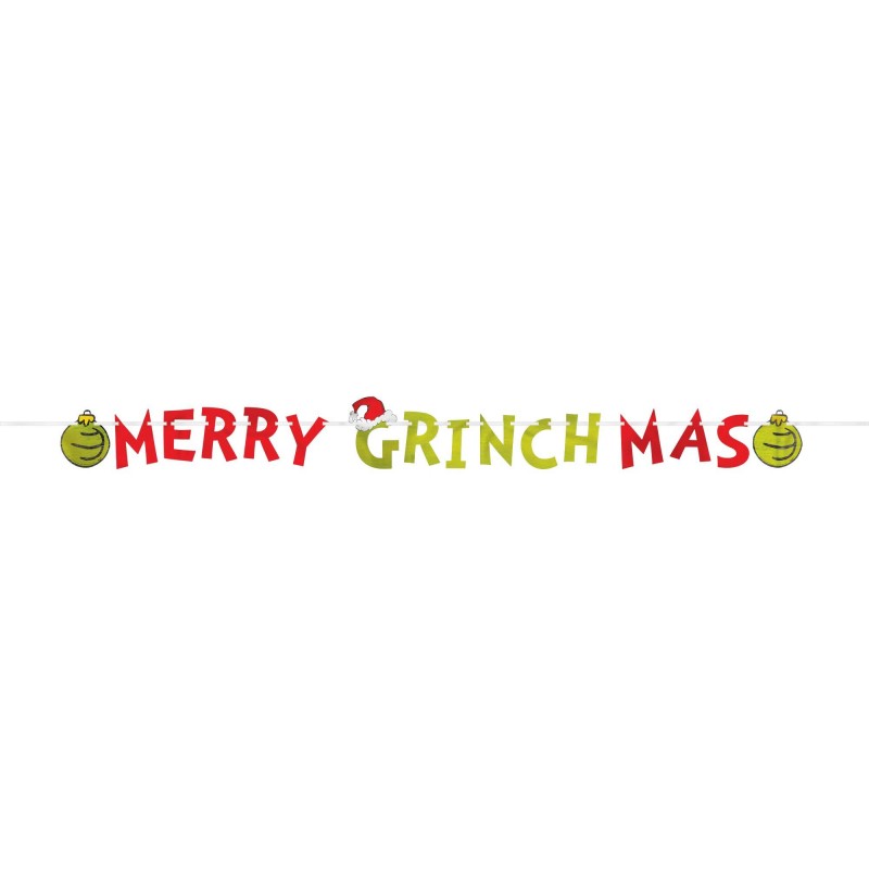 Christmas Merry Grinchmas Dr. Seuss The Grinch Banner
