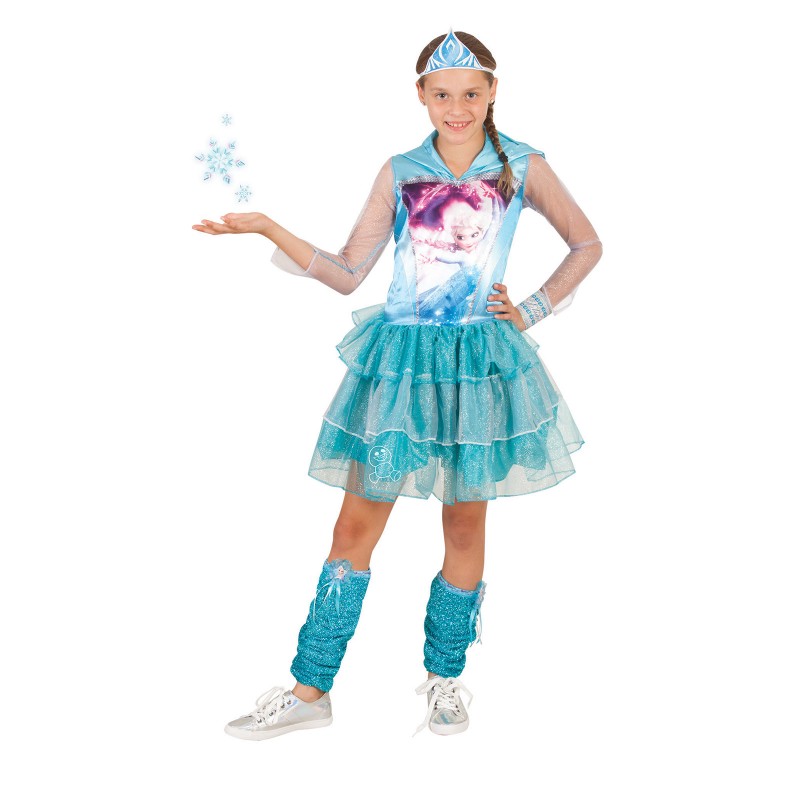 Elsa Disney Frozen Hooded Child Dress