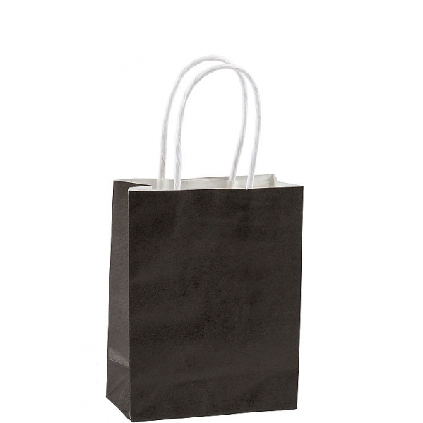Black Kraft paper Favour Bag 12cm x 10cm