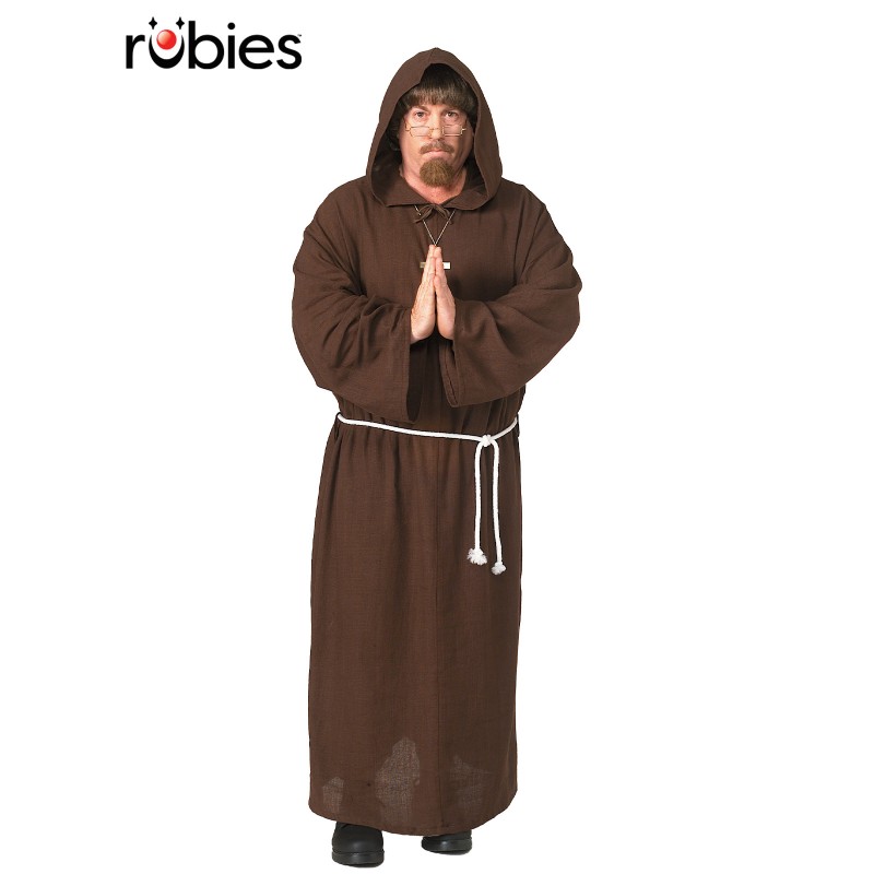 Friar Tuck Monk Adult Costume Medieval & Knights