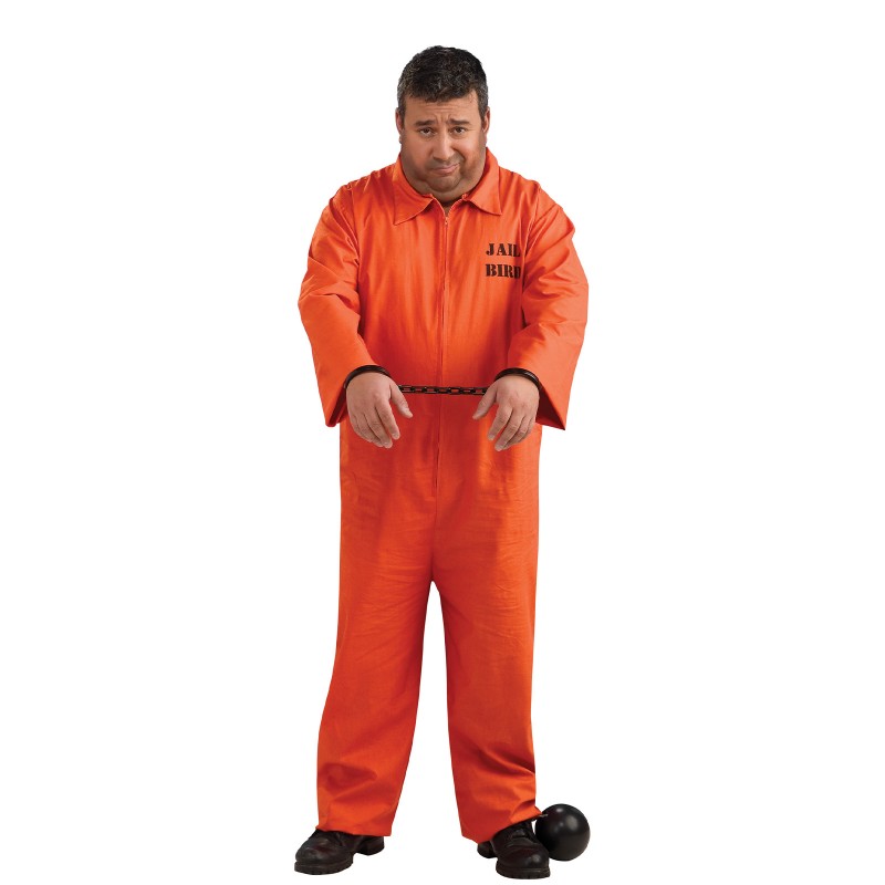 Prisoner Plus Sized Adult Costume Careers