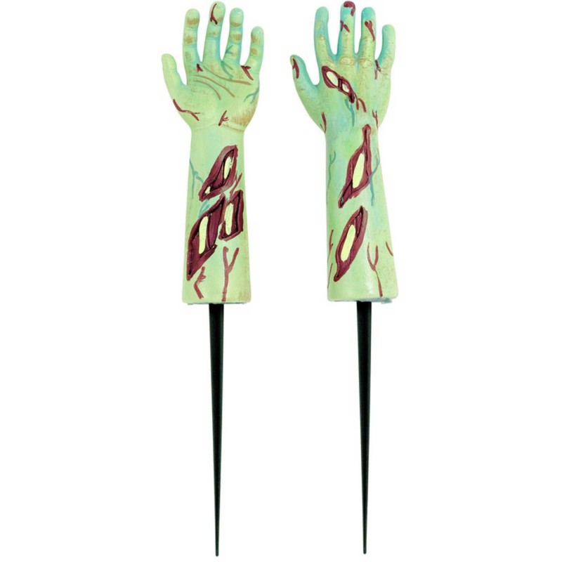 Halloween Zombie Hands Stakes Yard Sign 61cm