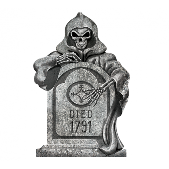 Halloween Party Supplies - Misc Decorations - Reaper Tombstone