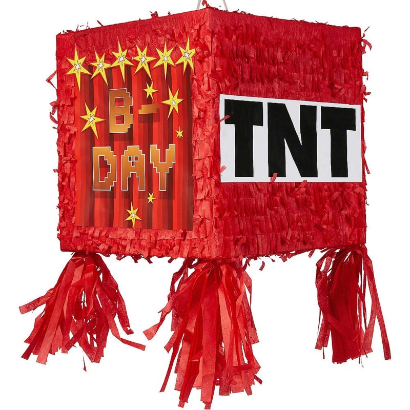 Minecraft TNT Pinata 26.04cm x 26.04cm x 26.67cm