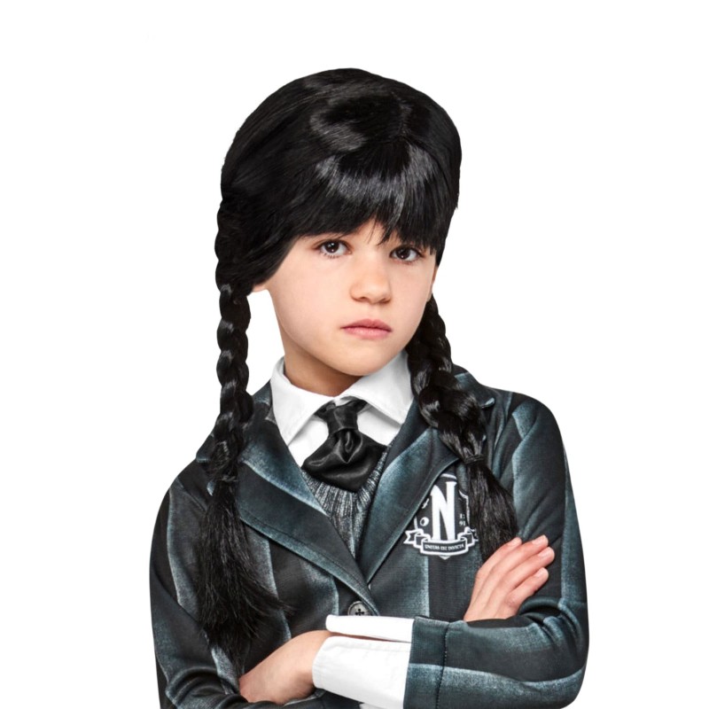 Wednesday Child Wig Addams Family