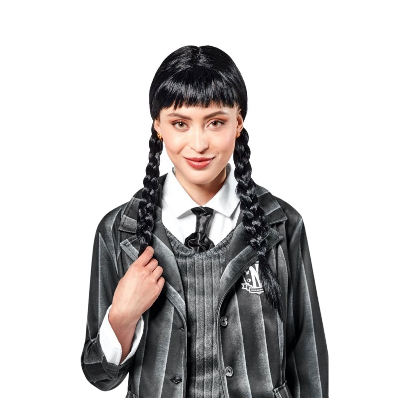 Wednesday Adult Wig Addams Family