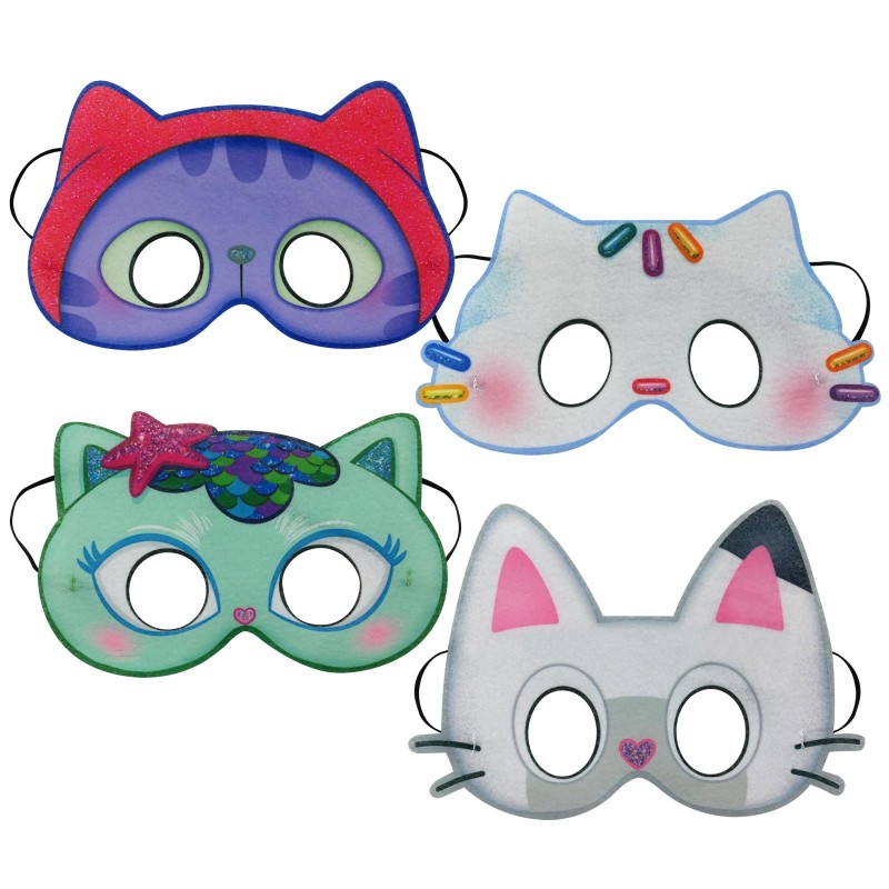 Gabby's Dollhouse Felt Masks