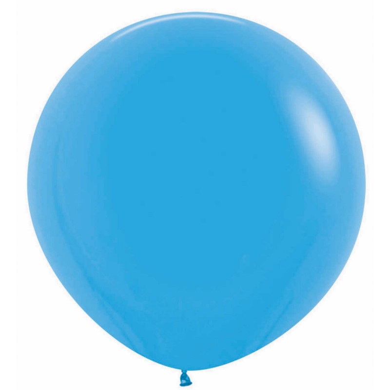 Fashion Blue Latex Balloons 60cm Pack of 3 - NFS Party
