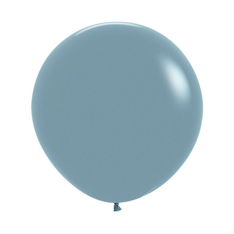 Pastel Dusk Blue Latex Balloons 60cm 10 pk - NFS Party