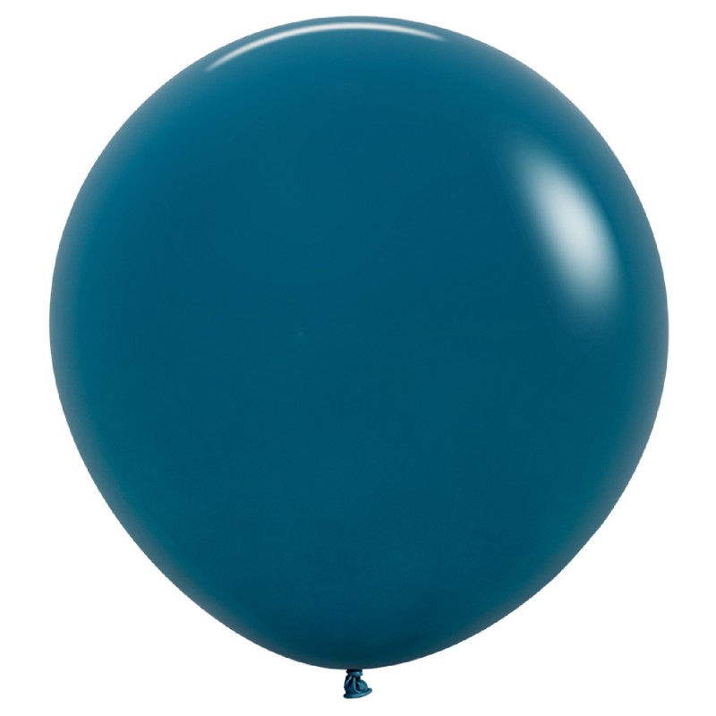 Fashion Deep Teal Latex Balloons 60cm 10 pk - NFS Party