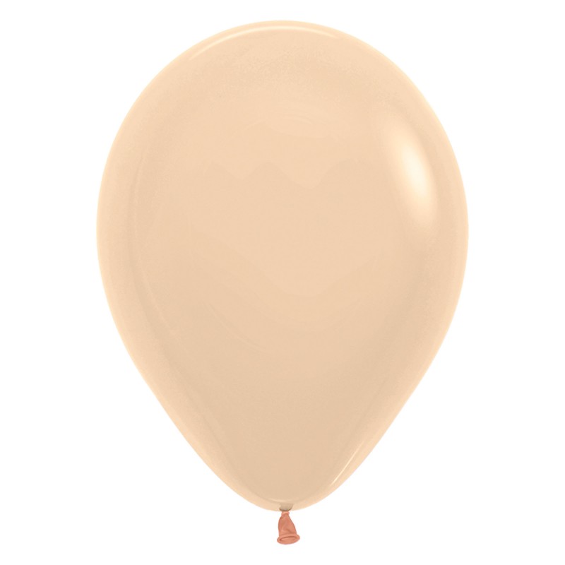 Pastel Matte Malibu Peach Latex Balloons 30cm 100 pk - NFS Party
