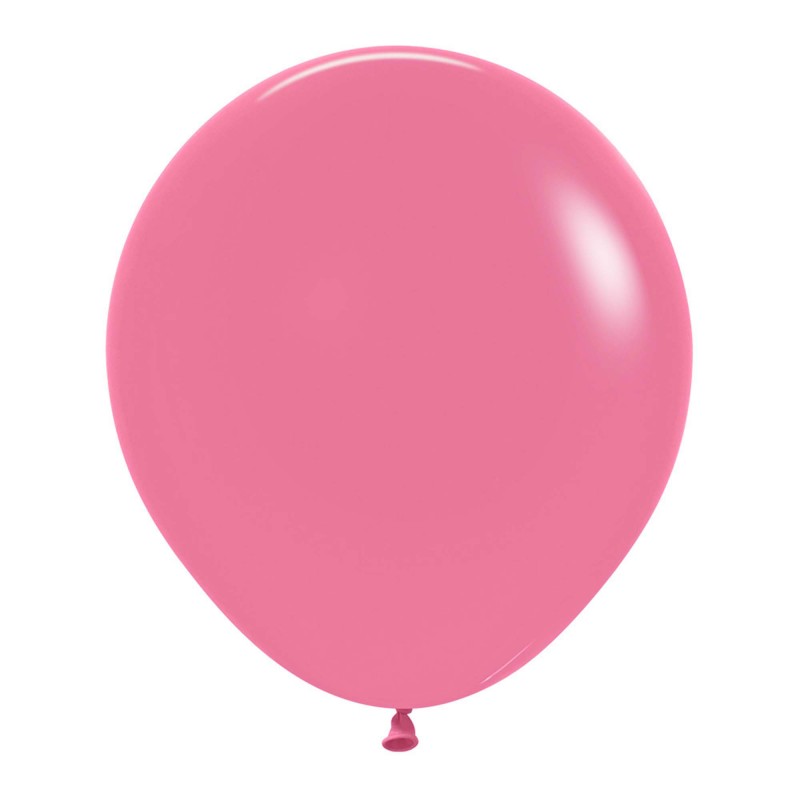 Fashion Rose Pink Latex Balloons 6 pk - NFS Party