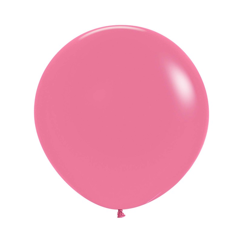 Fashion Rose Pink Latex Balloons 3 pk - NFS Party