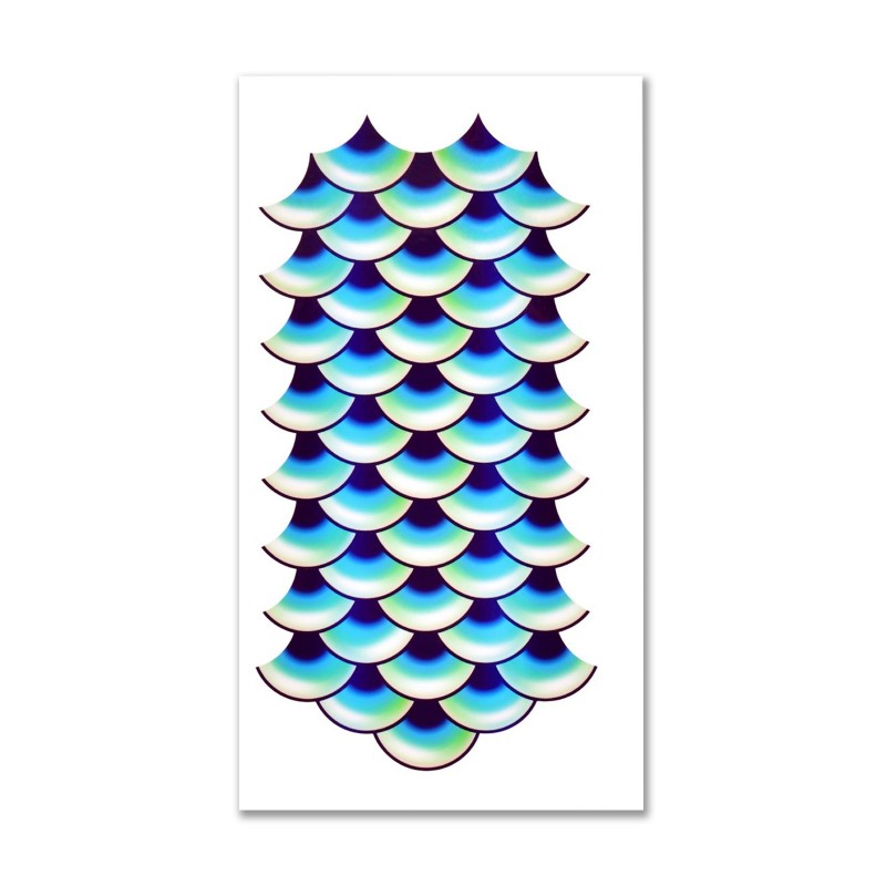 Mermaid The Little Mermaid Scales Large Tattoo Kit - Accessory