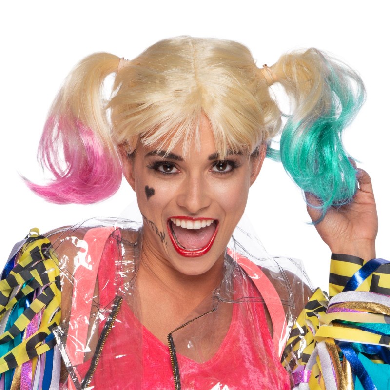 Harley Quinn Suicide Squad Birds Of Prey Adult Wig - Accessory
