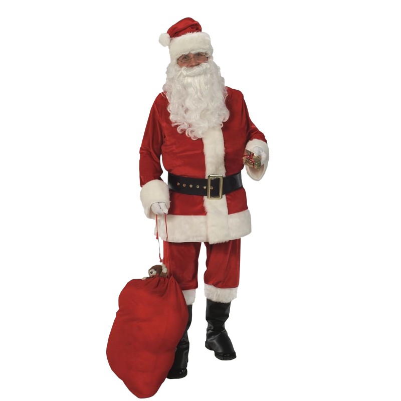 Santa Velvet Adult Suit Christmas Santa Velvet Adult Suit Christmas