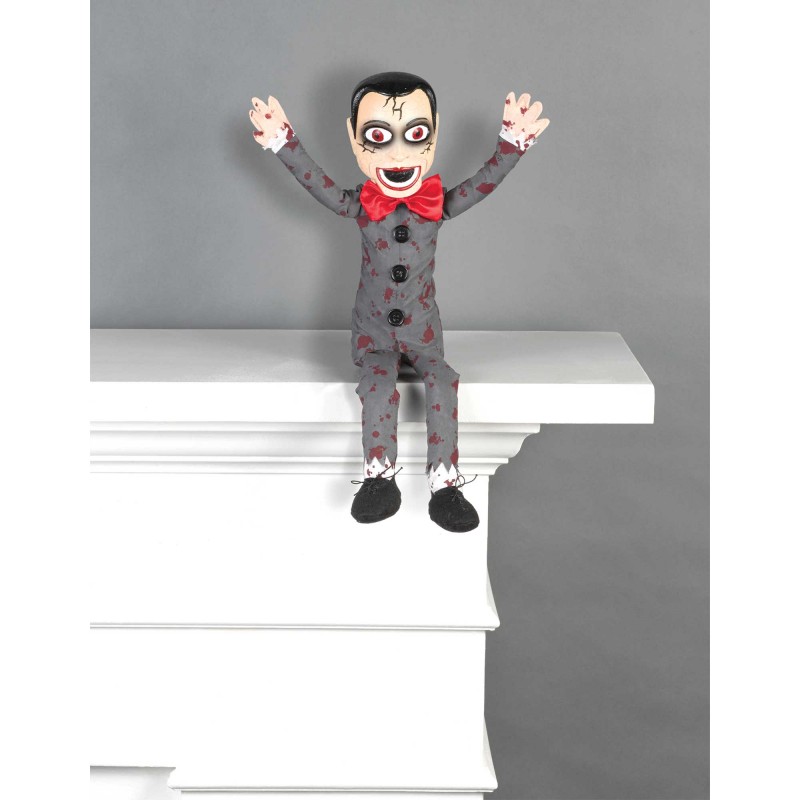 Halloween Critter Sitter Creepy Ventriloquist Dummy Fabric Doll Prop Misc Decoration 50.8cm