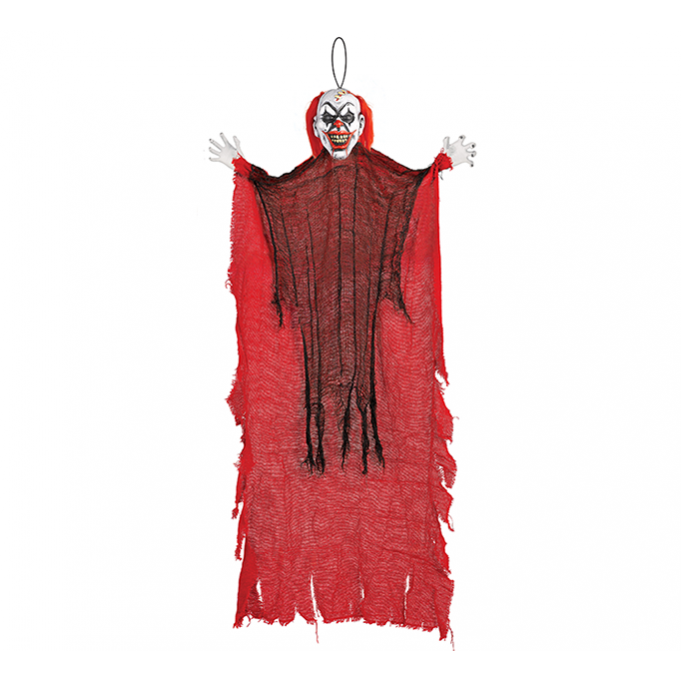 Hanging Creepy Clown Prop Approx 130cm main image 0