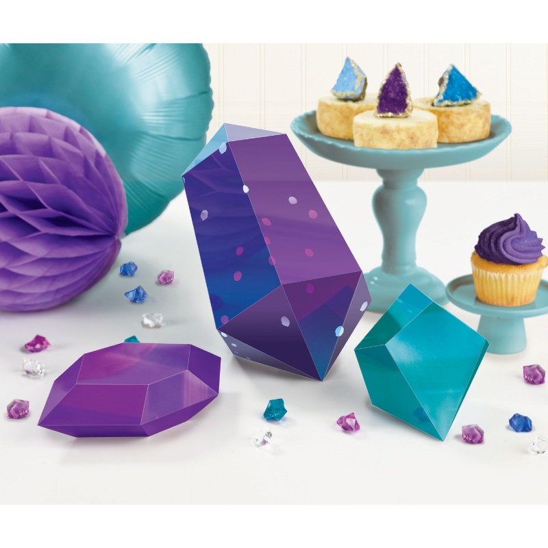 Sparkling Sapphire Party Decorations - Decorating Kits 3D Table