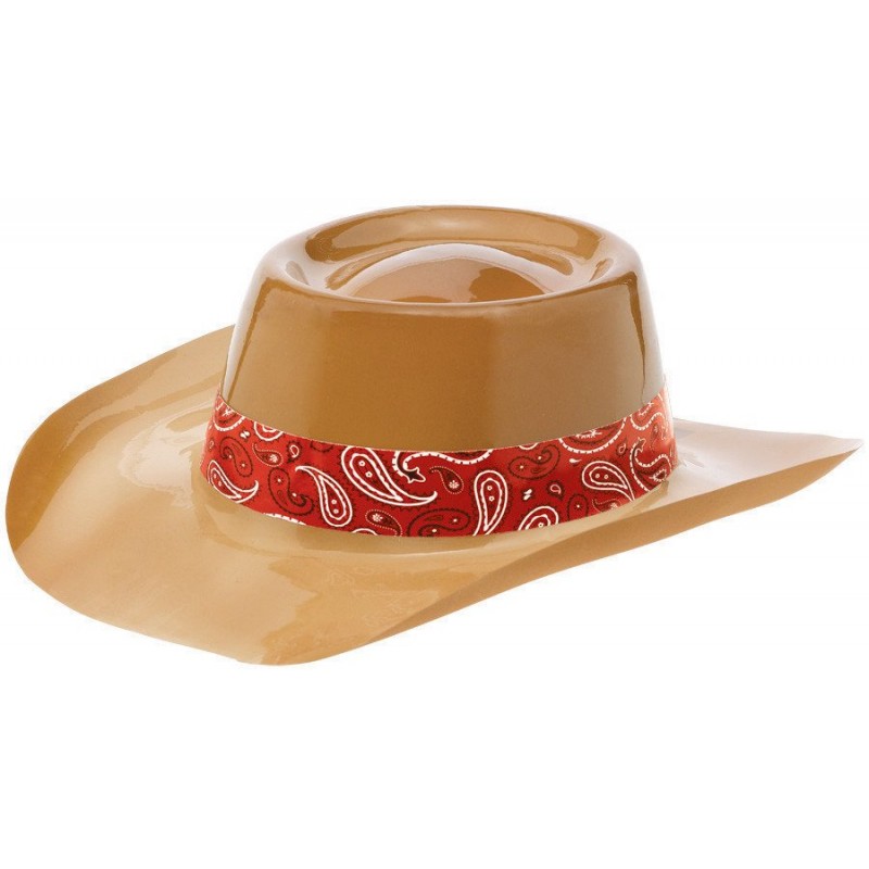 Bandana & Blue Jeans Party Supplies - Western Plastic Cowboy Hat Bandana & Blue Jeans Party Supplies - Western Plastic Cowboy Hat