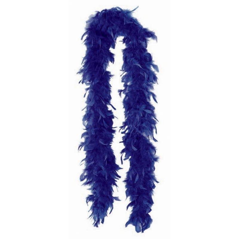 Blue Party Supplies - Feather Boa Navy Blue