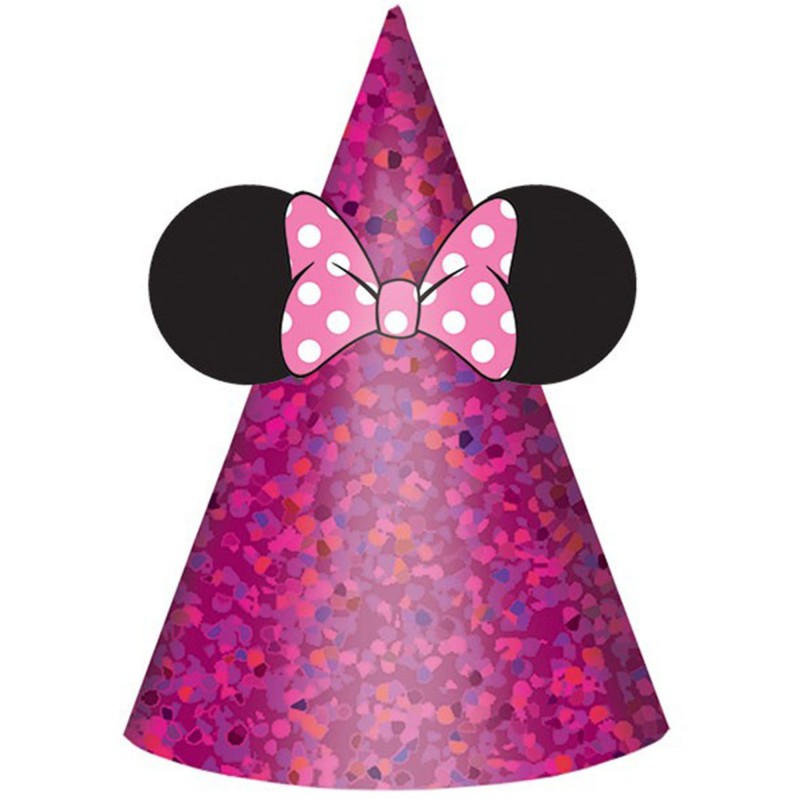 Minnie Mouse Happy Helpers Cone Party Hats 8 pk