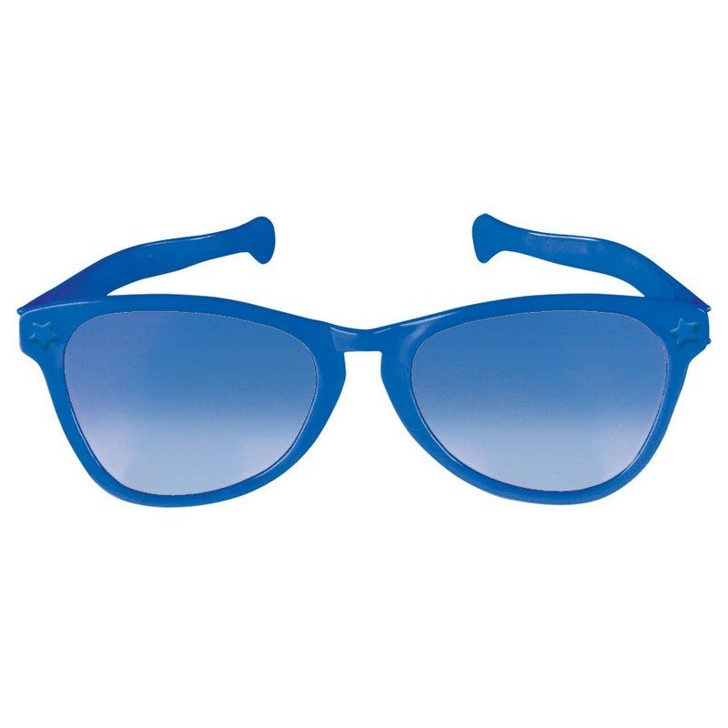 Blue Jumbo Glasses 28cm