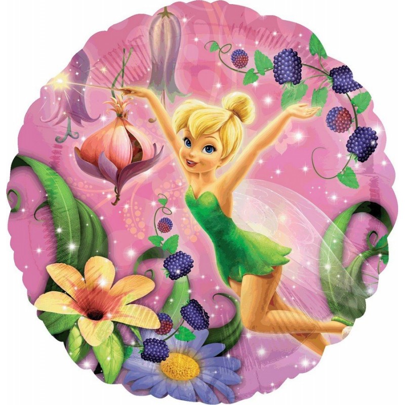 Tinker Bell Round Foil Balloon 45cm Tinker Bell Round Foil Balloon 45cm