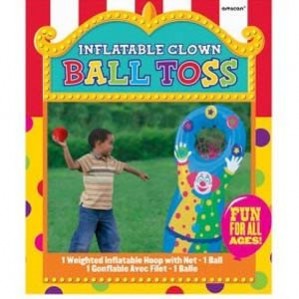 Happy Birthday Inflatable Ball Toss Party Game