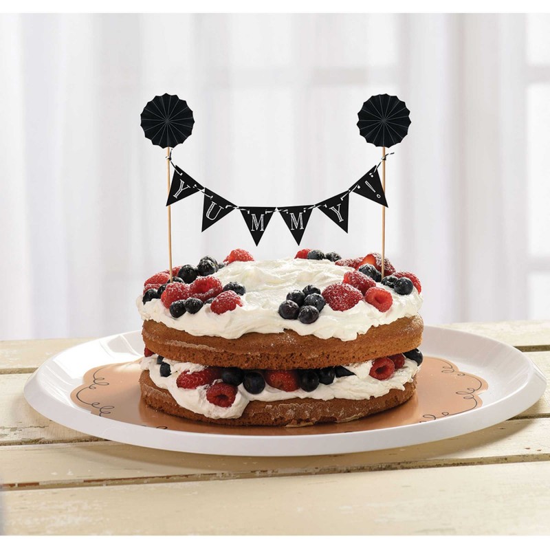 Chalkboard Party Supplies - Cake Topper Table Banner