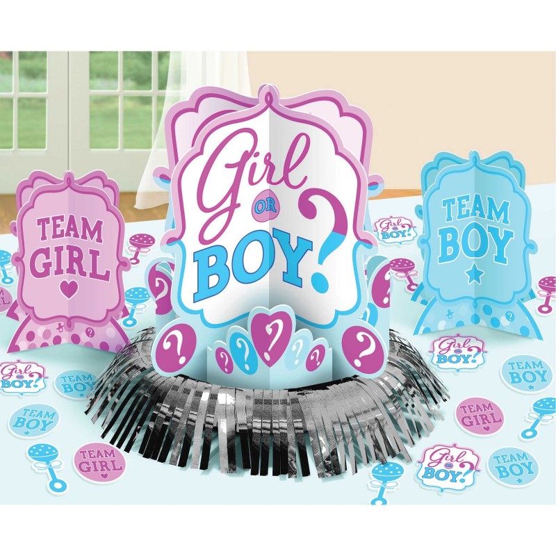 Gender Reveal Girl or Boy? Table Decorating Kit Gender Reveal Girl or Boy? Table Decorating Kit