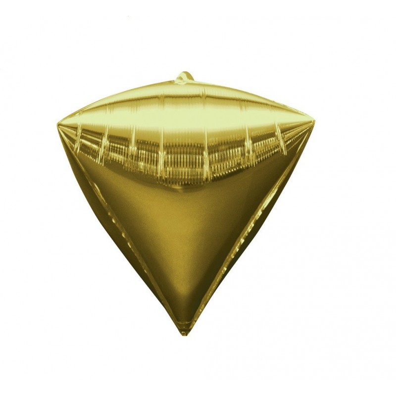 Gold Diamondz Shaped Balloon 38cm x 43cm