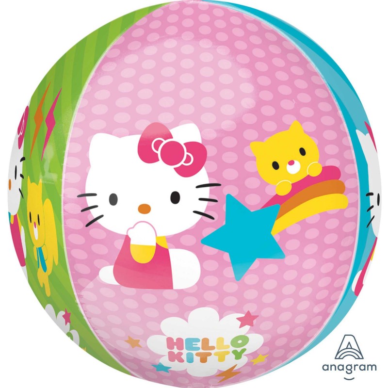 Hello Kitty Orbz XL Shaped Balloon 38cm x 40cm Hello Kitty Orbz XL Shaped Balloon 38cm x 40cm